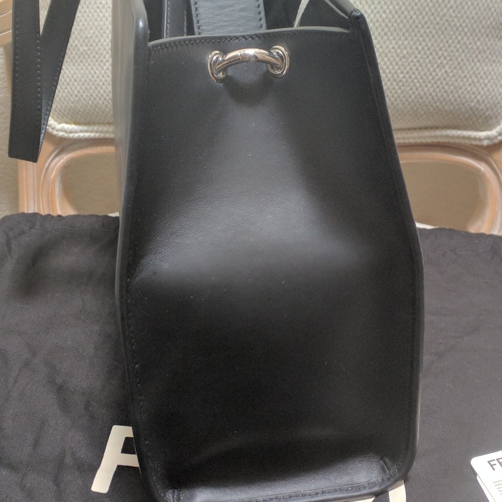 FENDI Runaway Leather Top Handle Satchel Bag Purse - Picture 8 of 8